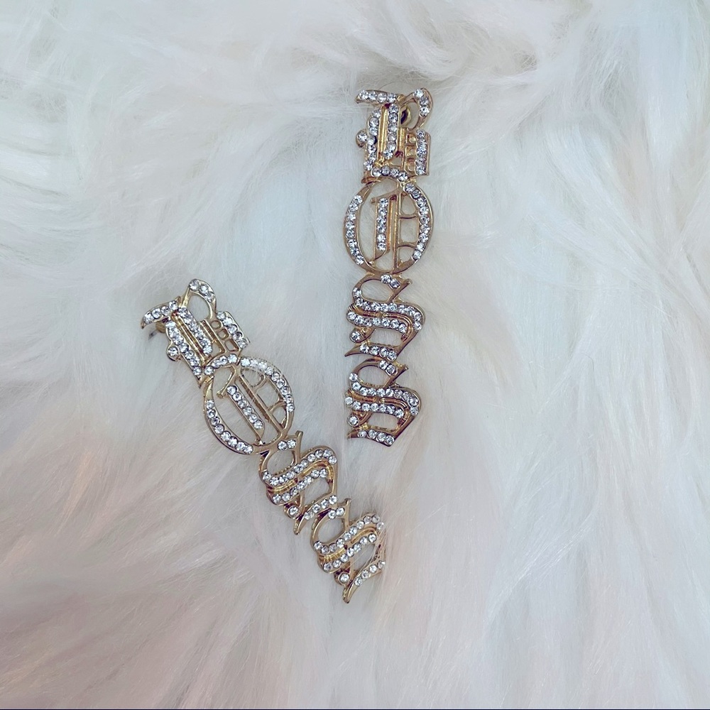 “BOSS” earrings